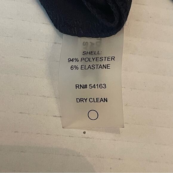 Tommy Hilfiger Women's Navy Neutral Academia Minimalist Midi Dress NWT Size 8 - Picture 10 of 13